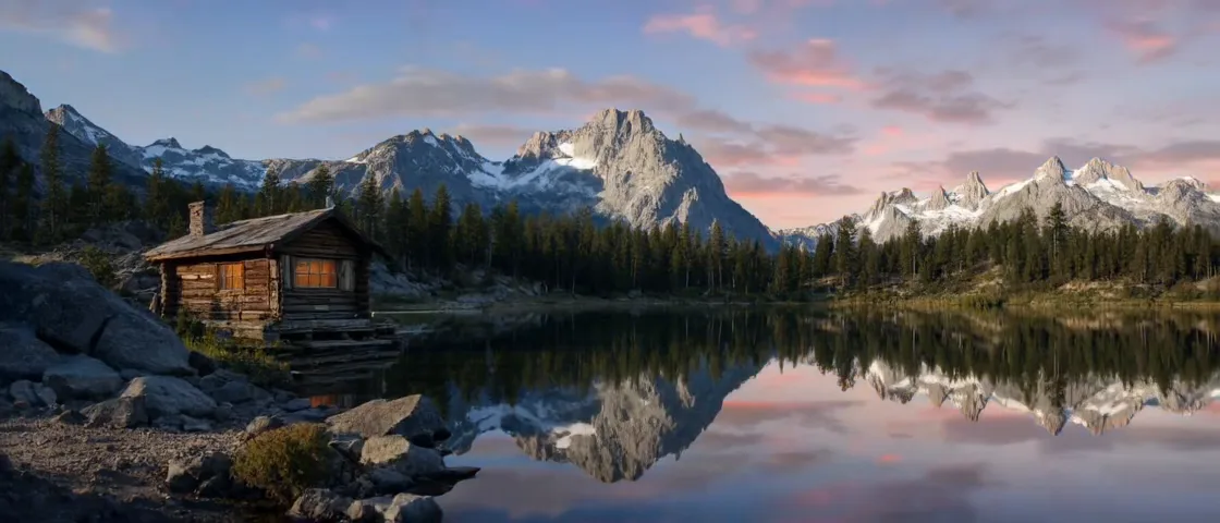 Alpine Clock, Photoreal time-lapse · 21:9 AI video