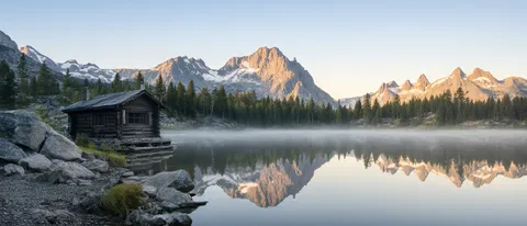 Alpine Clock shot 3: end frame